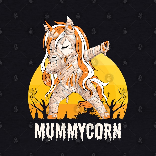 Mummycorn Funny Cute Spooky by kevenwal